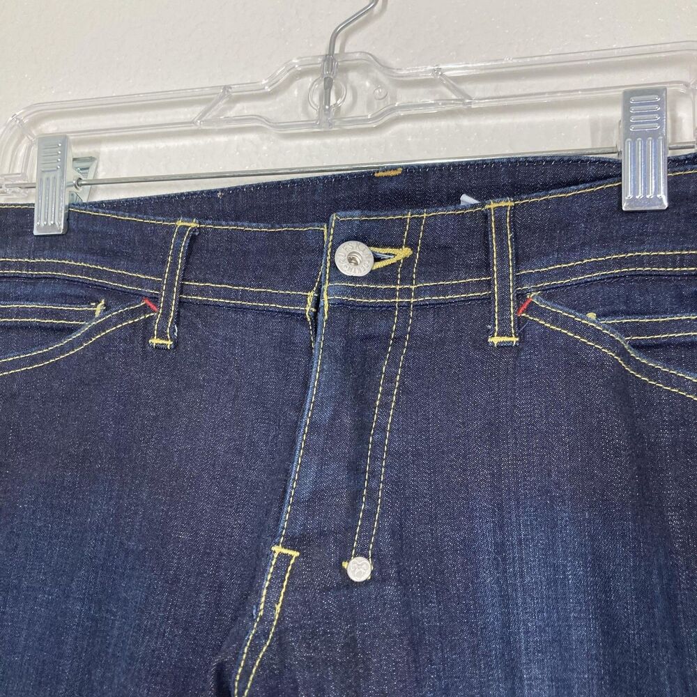 Rufskin Matchstick Jeans Mens 30 Blue Dark Wash Slim Straight Leg Stretch - Picture 13 of 16